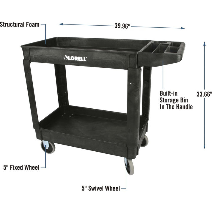 Image of Lorell 03611 Storage Bin Utility Cart