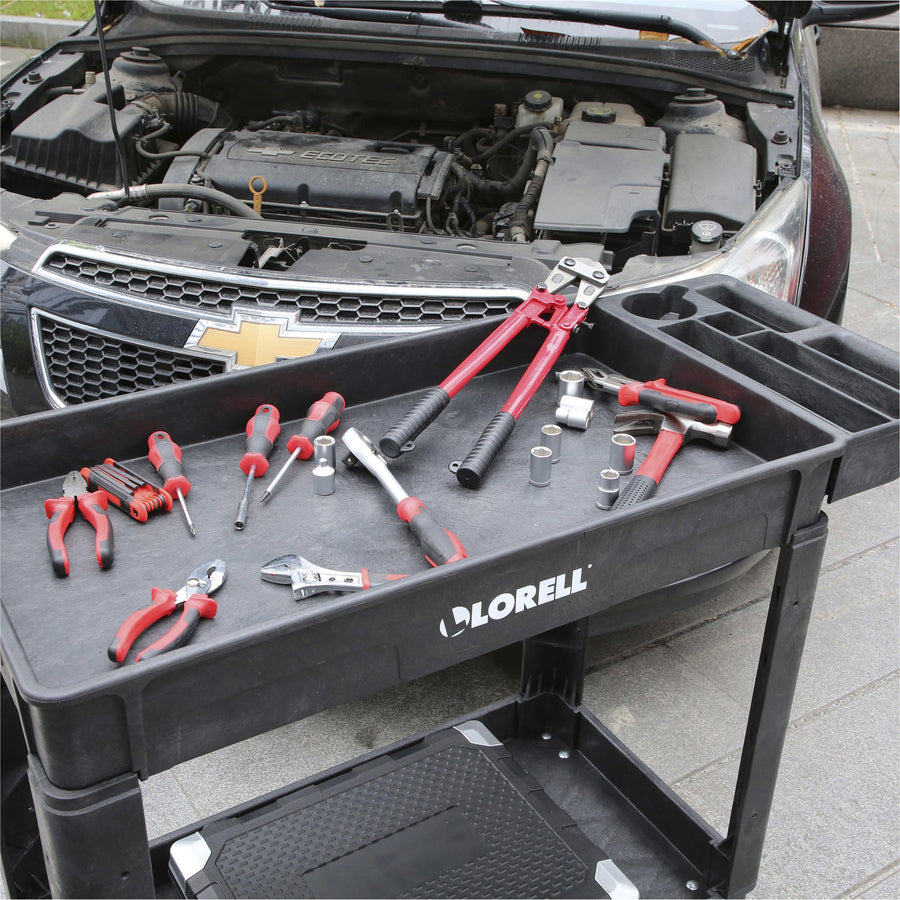 Image of Lorell 03611 Storage Bin Utility Cart