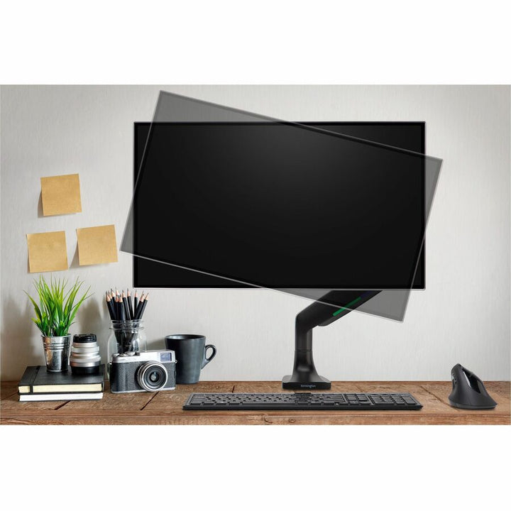 Image of Kensington® Monitor Arm,Single,Fully Articulating,6-7/10"-19-9/10"H,BK