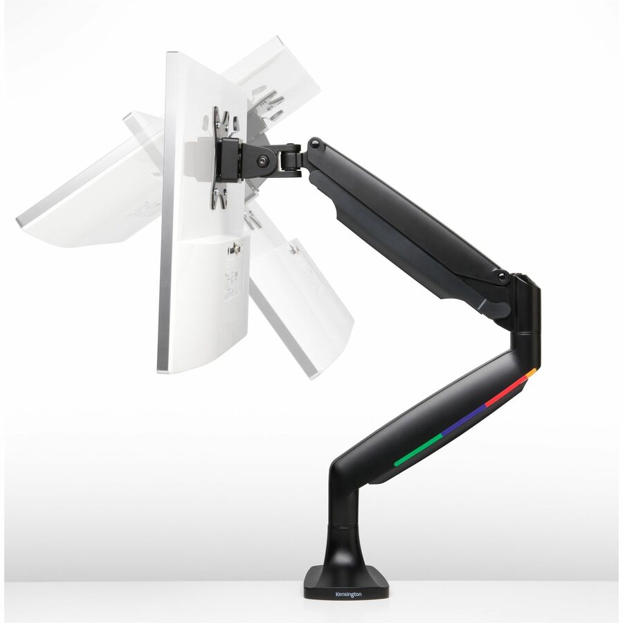 Image of Kensington® Monitor Arm,Single,Fully Articulating,6-7/10"-19-9/10"H,BK