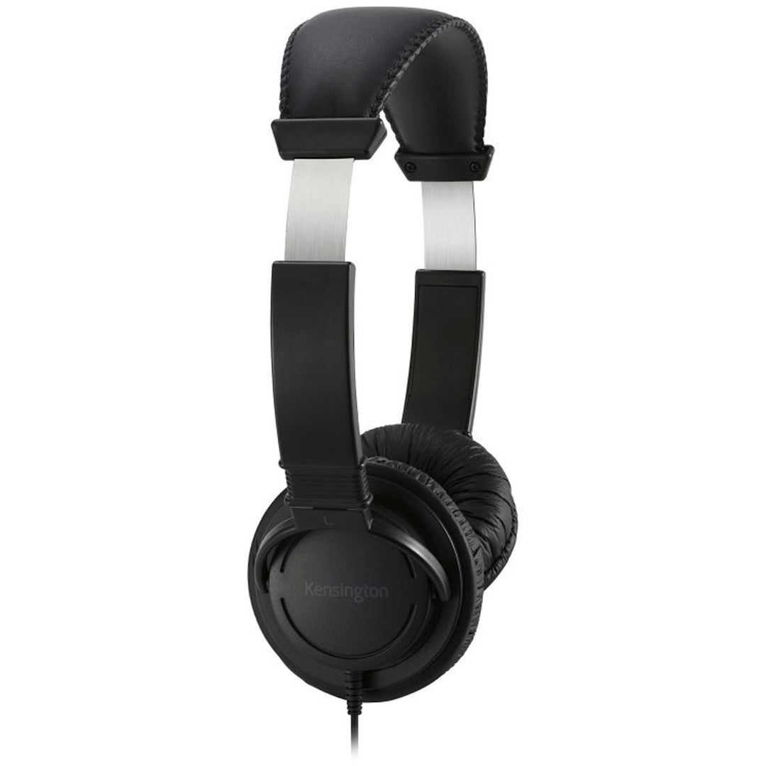 Image of Kensington® Headphone,Noise-Canceling,Hi-Fi,w/6' Cord,USB-C,BK