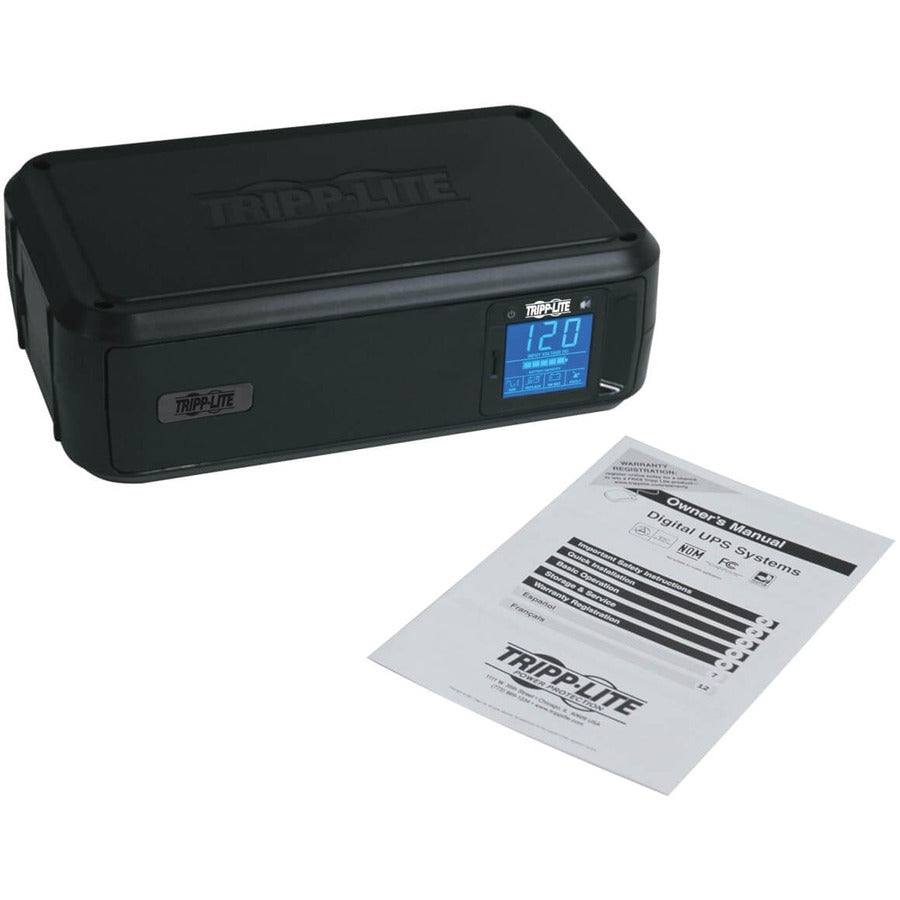 Image of Tripp Lite by Eaton OmniSmart LCD Line-Interactive UPS Tower, 8 Outlets, 900 VA, 870 J