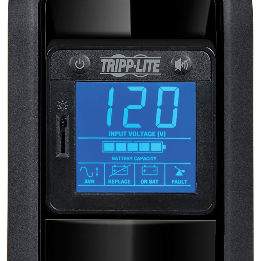Image of Tripp Lite by Eaton OmniSmart LCD Line-Interactive UPS Tower, 8 Outlets, 900 VA, 870 J