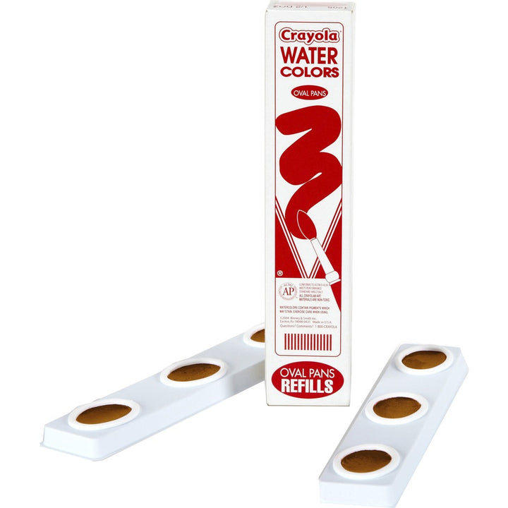Image of Crayola 531205007 Watercolor Paint Refill, Brown, Washable, 1 Each