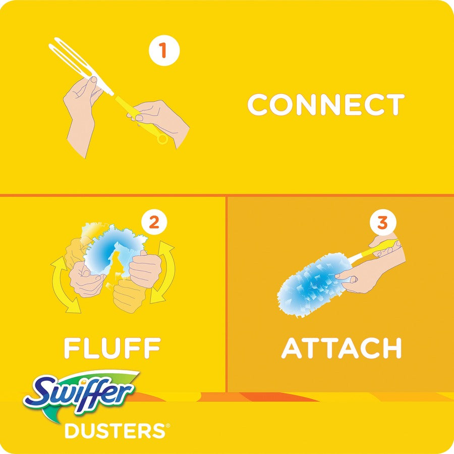 Image of Swiffer 21461 Scented Duster Refills, Fiber Bristle, 10 / Box