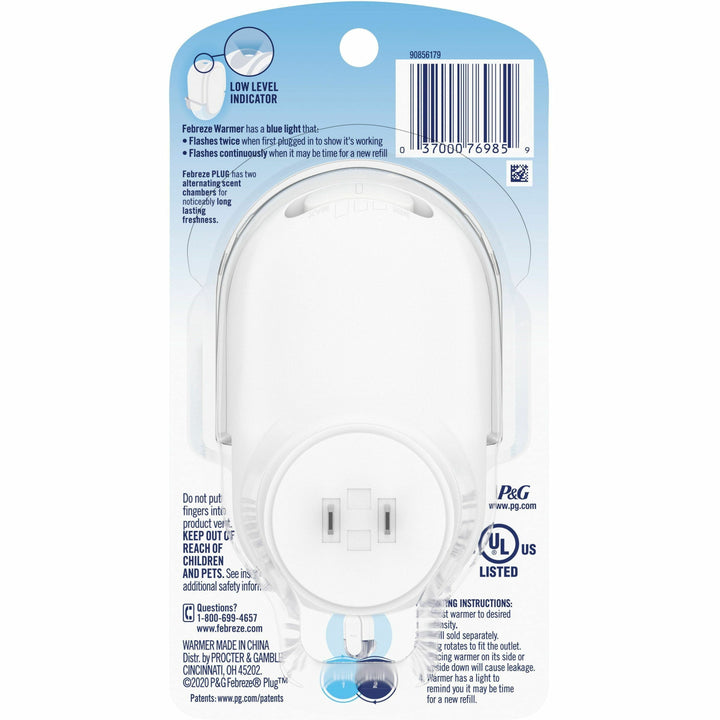 Image of Febreze 68232 Plug Scented Oil Warmer, Oil, 50 Day, 1 Each