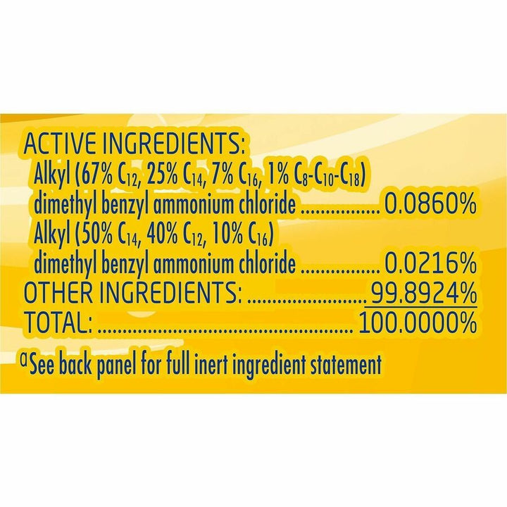 Image of Professional Lysol 00351 Advanced Deep Cleaner, 32 fl oz (1 quart), 32 oz (2 lb), Lemon Breeze Scent, Disinfectant, Clear Spray Bottle, 1 Each