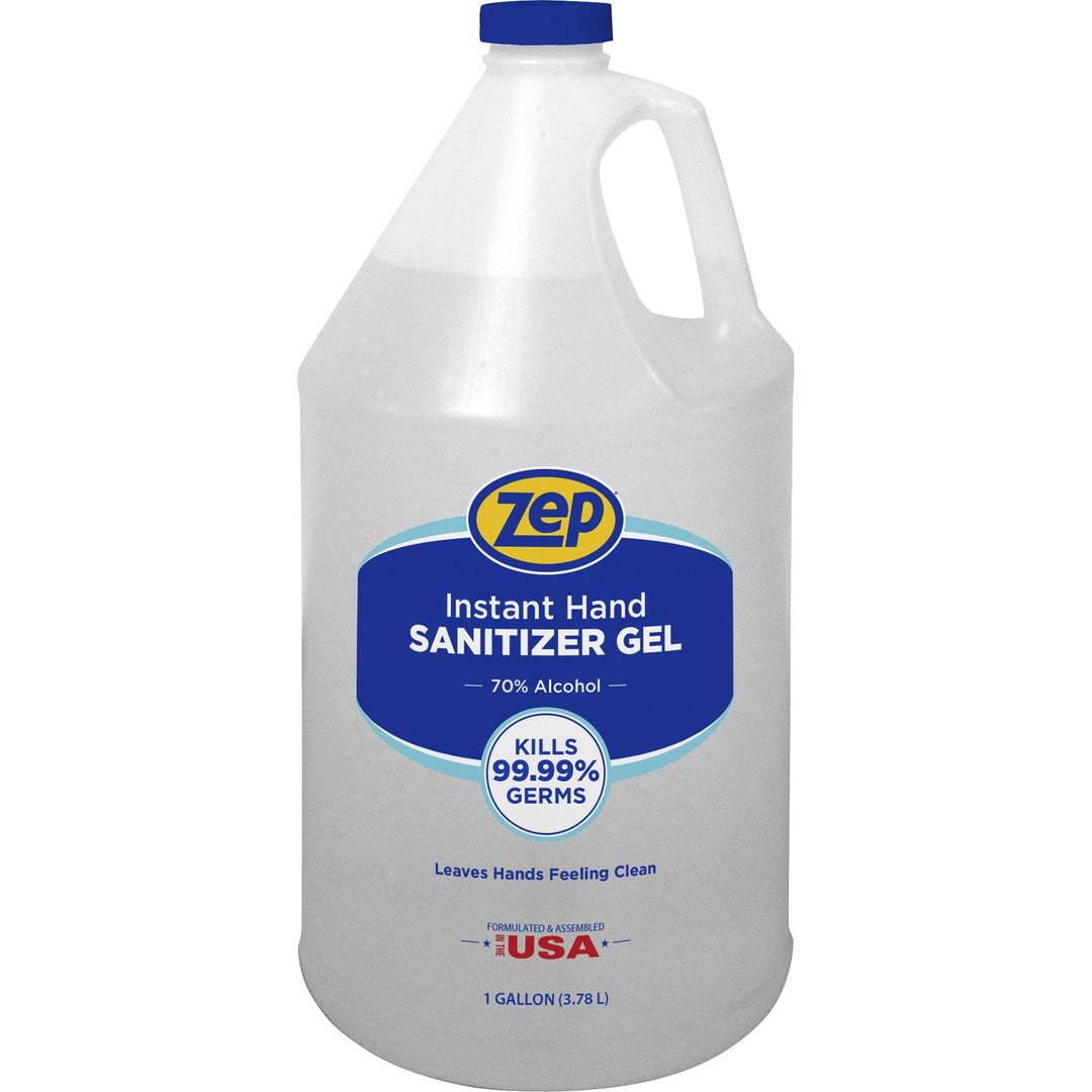 Image of Zep 355824 Instant Hand Sanitizer Gel, Clean Scent, 1 gal, Kill Germs, Hand, Clear, Residue-free, 1 Each