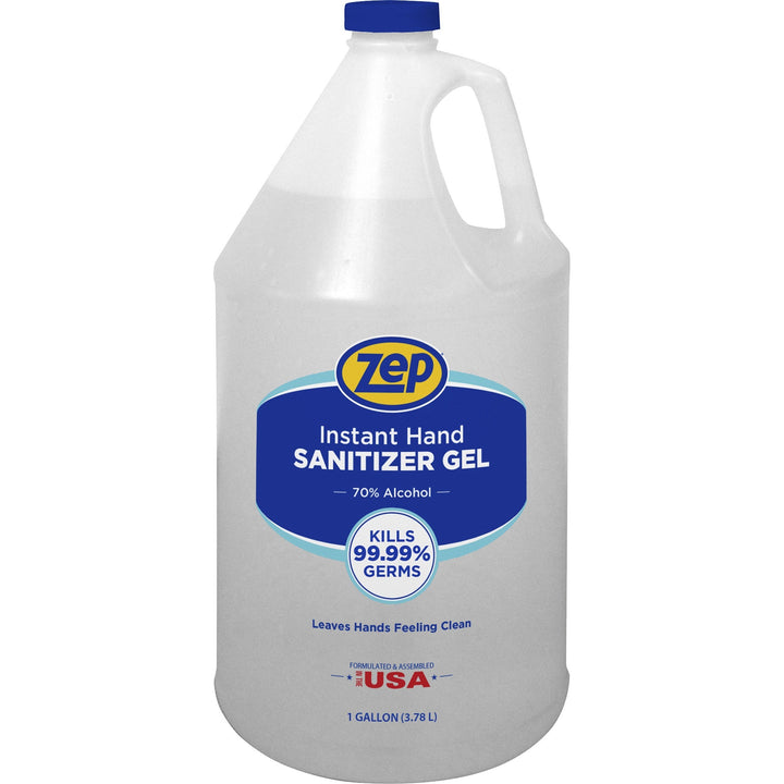 Image of Zep 355824 Instant Hand Sanitizer Gel, Clean Scent, 1 gal, Kill Germs, Hand, Clear, Residue-free, 1 Each