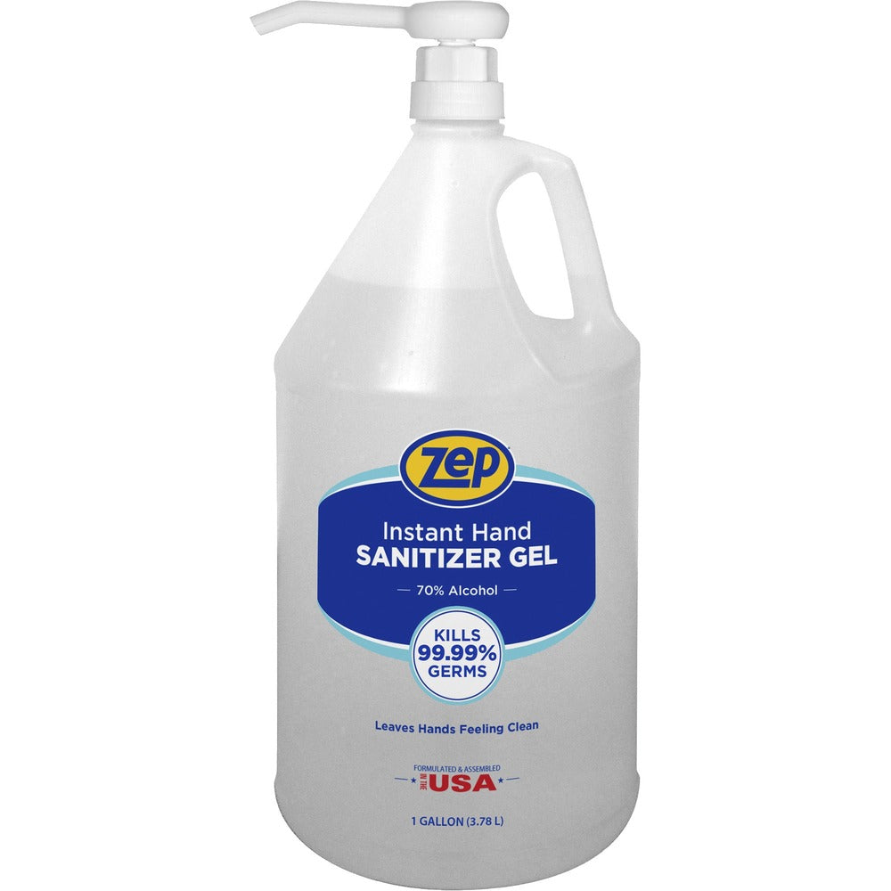 Image of Zep Commercial® Hand Sanitizer, Pump-friendly, Alcohol-based, 1 Gal, Clear