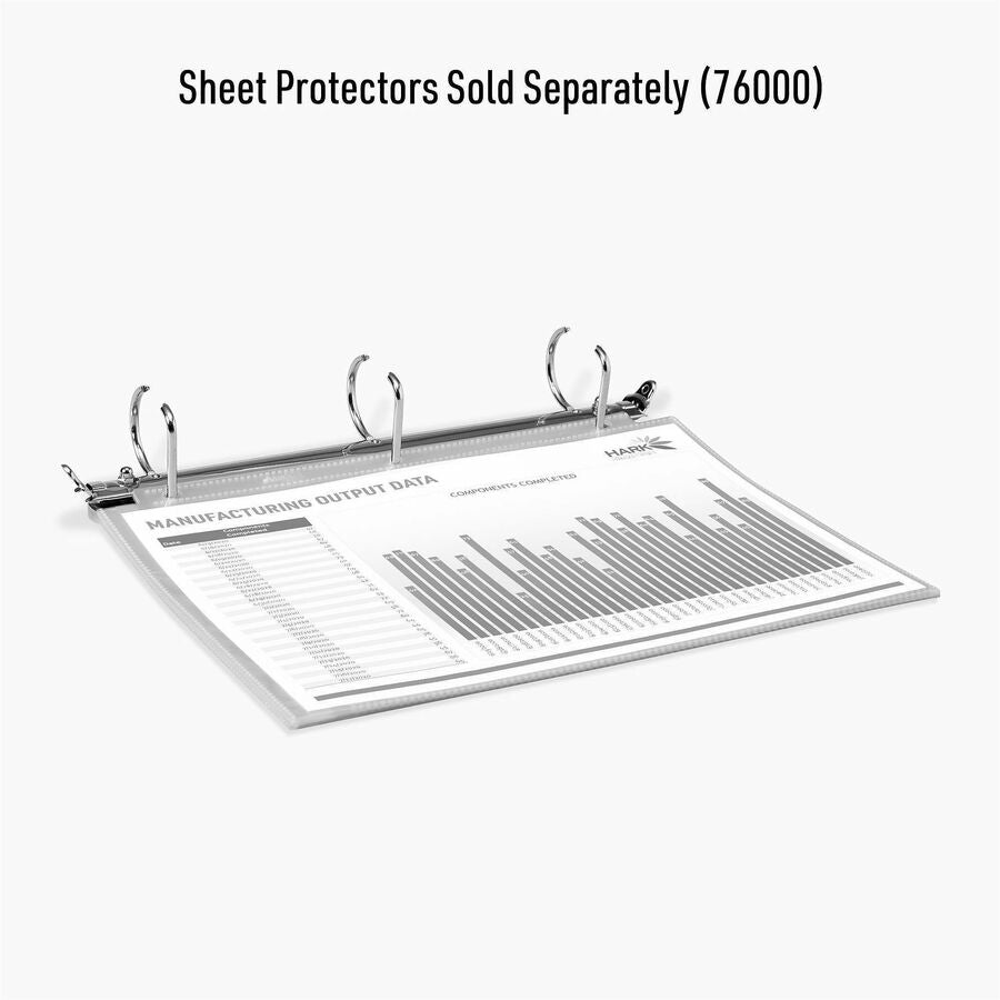 Image of Avery® Magnetic Hanging Binder Rings, 3 Rings, 1.5" Capacity, 11 x 8.5