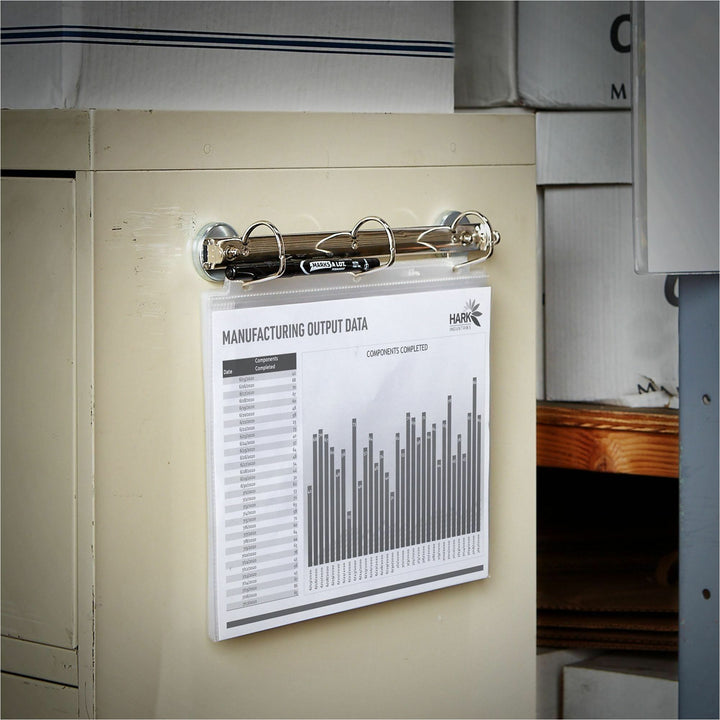 Image of Avery® Magnetic Hanging Binder Rings, 3 Rings, 1.5" Capacity, 11 x 8.5