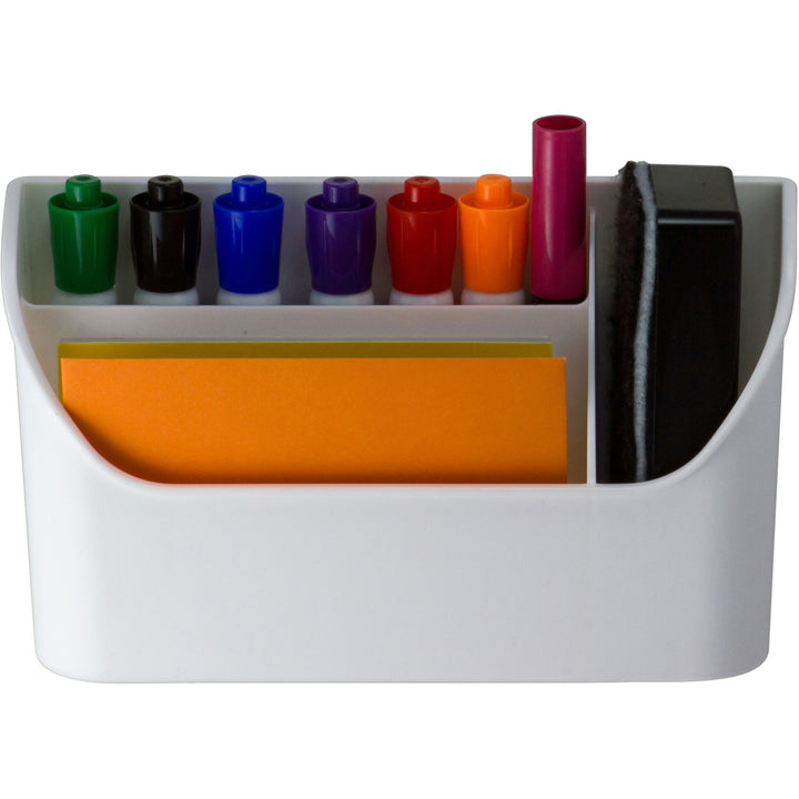 Image of Officemate Organizer, Magnetic, 8"Wx2-1/2"Dx4-3/4"H, White