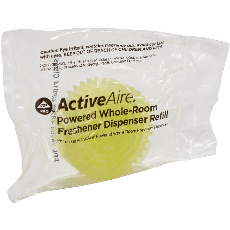 Image of Georgia-Pacific® Refill, f/Room Freshener Disp, Citrus, 12/CT, Yellow