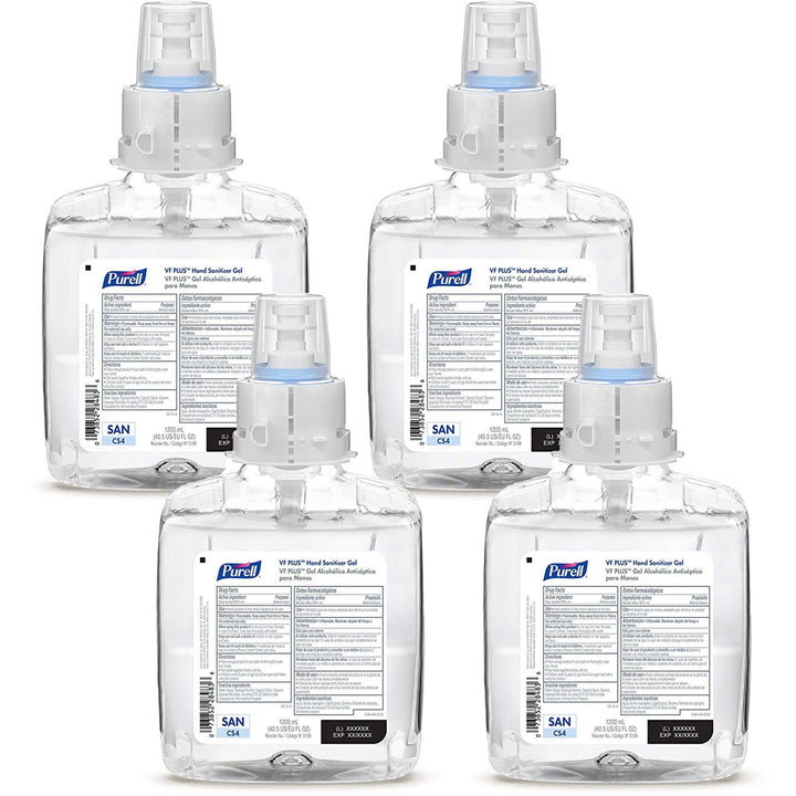 Image of GOJO® Hand Sanitizer,Gel,f/CS4 Manual,VF Plus,1200ml,4/CT,CL