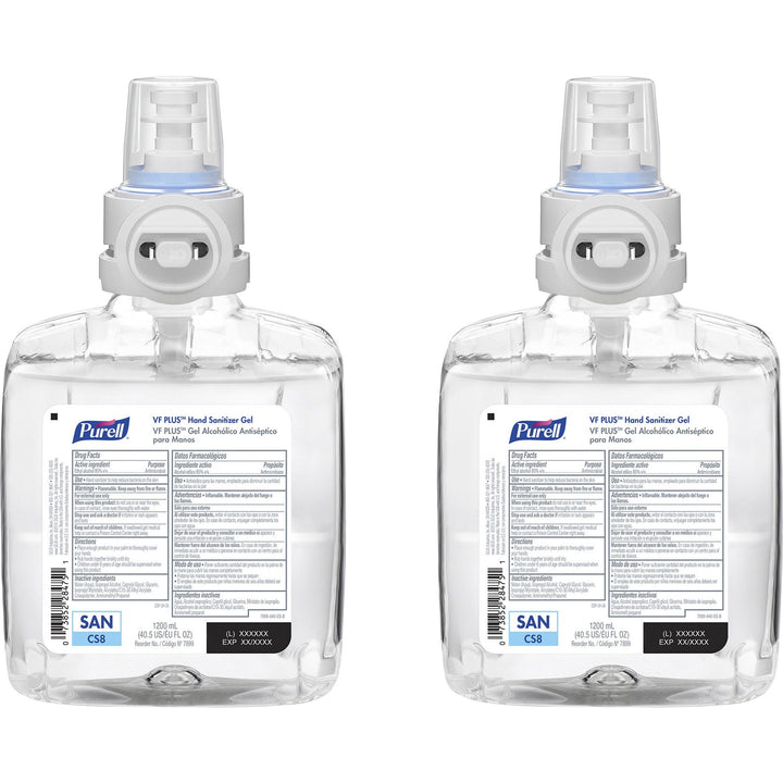 Image of GOJO® Hand Sanitizer,Gel,f/CS8 Touch-Free,VF Plus,1200ml,2/CT,CL