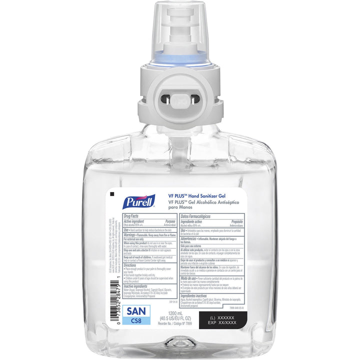 Image of GOJO® Hand Sanitizer,Gel,f/CS8 Touch-Free,VF Plus,1200ml,2/CT,CL