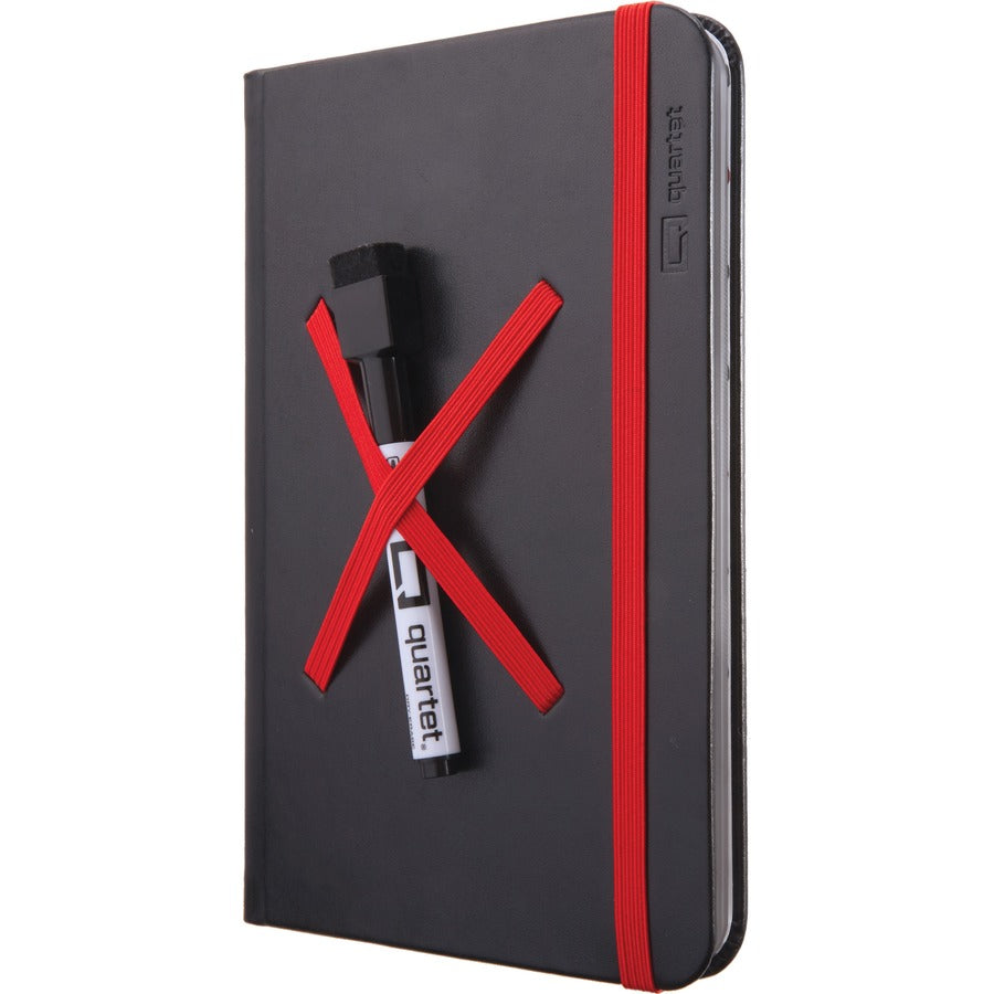Image of Quartet® Dry-Erase Pad, Glass, Portable, 5"Wx8"H, Black
