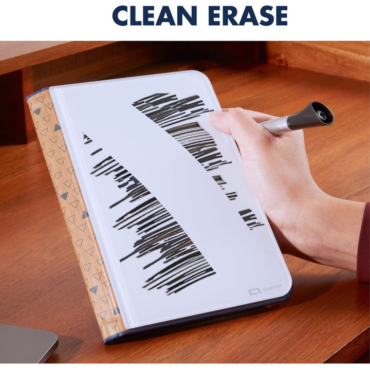 Image of Quartet® Dry-Erase Pad, Glass, Portable, 5"Wx8"H, Black