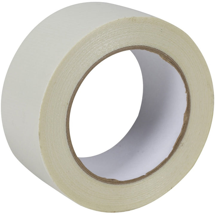 Image of Duck Brand 286372 Indoor/Outdoor Carpet Tape, 25 yd Length x 1.88" Width, White, 1 Roll