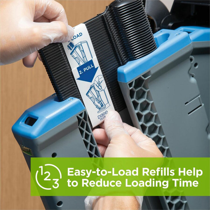 Image of Dixie® Knife Refill, f/SmartStock Dispenser, Series T, 960/CT, BK