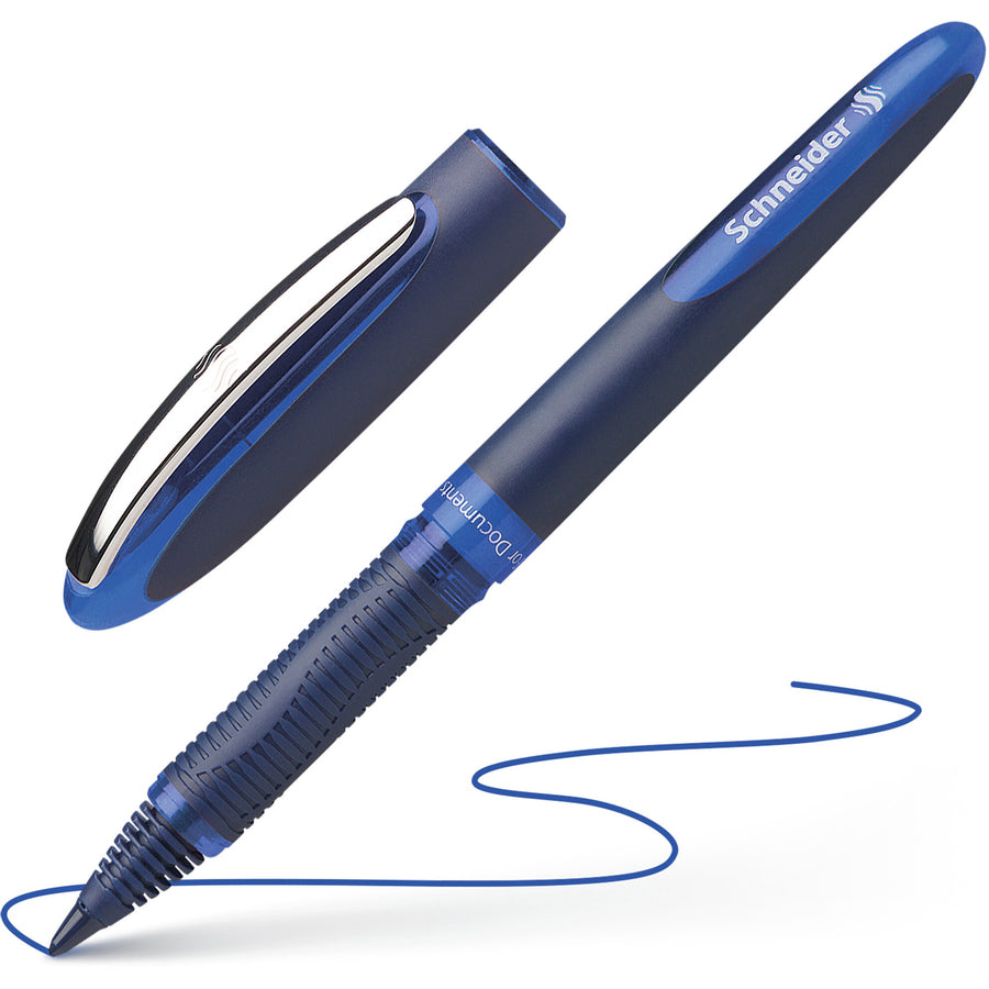 Image of Rediform® Pen, Rollerball, One Business, 0.6mm Point, 10/PK, Blue