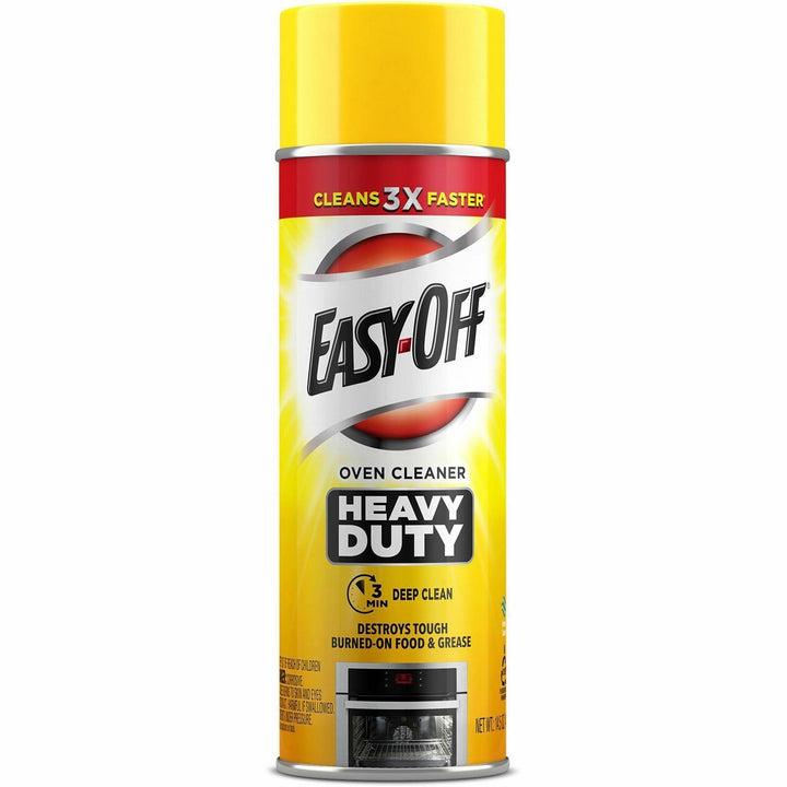 Image of Easy-Off 87979 Heavy Duty Oven Cleaner, Ready-To-Use, 14.5 fl oz (0.5 quart), Floral, Fresh Scent, Heavy Duty, Bleach-free, White, 12 / Carton