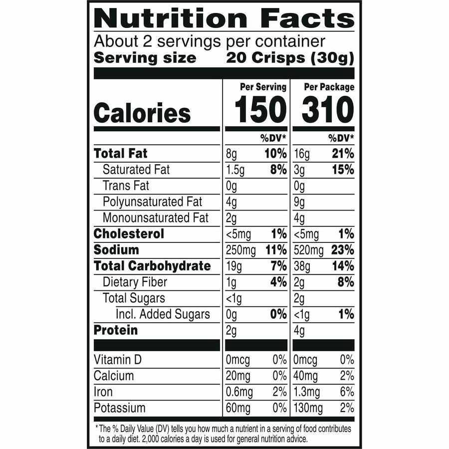 Image of Sunshine® Cheez-It Snap'd Crackers, Double Cheese, 2.2 Oz Pouch, 6/pack