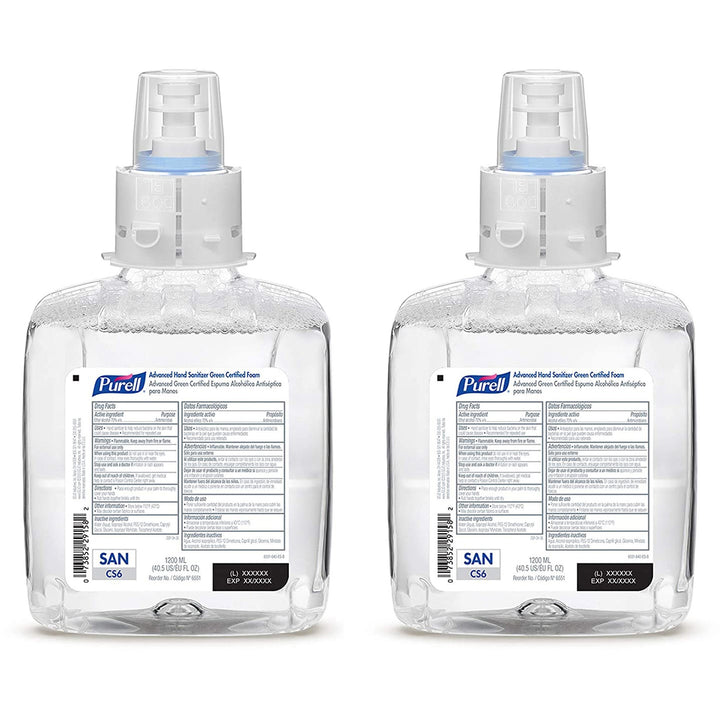 Image of GOJO® Hand Sanitizer,Foam,f/CS6 Touch-free Dispenser,2/CT,CL
