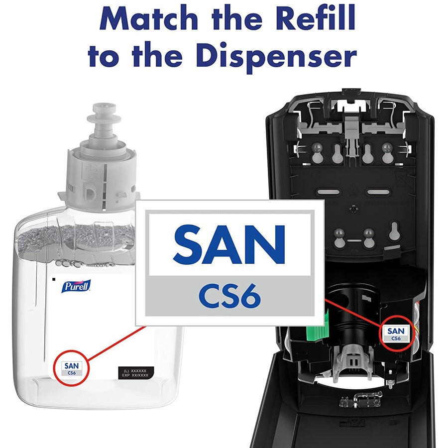 Image of GOJO® Hand Sanitizer,Foam,f/CS6 Touch-free Dispenser,2/CT,CL