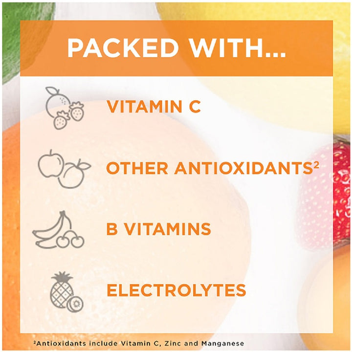 Image of Emergen-C 30201 Raspberry Vitamin C Drink Mix, For Immune Support, Fruit, Raspberry, 30/Pack, 30 / Box