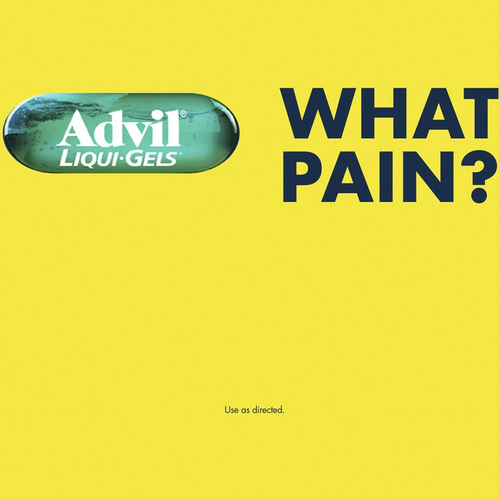 Image of Advil 16902 Liqui-Gels, For Pain, Headache, Backache, Menstrual Cramp, Joint Pain, Fever, 50/Box, 1 Each