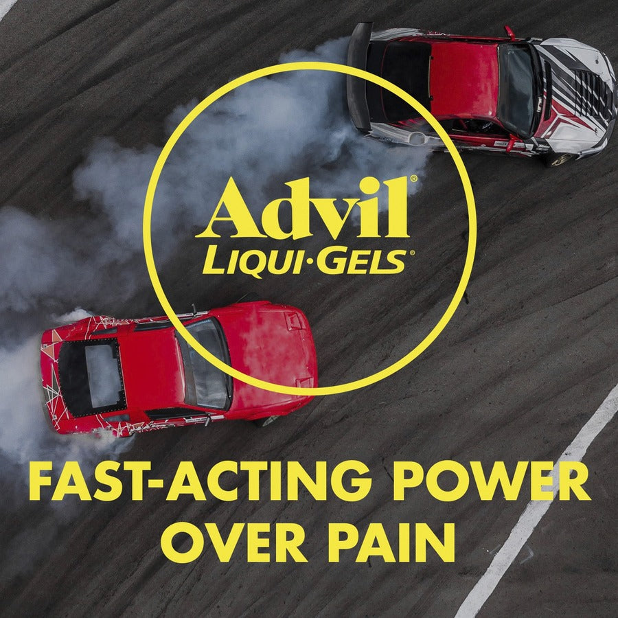 Image of Advil 16902 Liqui-Gels, For Pain, Headache, Backache, Menstrual Cramp, Joint Pain, Fever, 50/Box, 1 Each