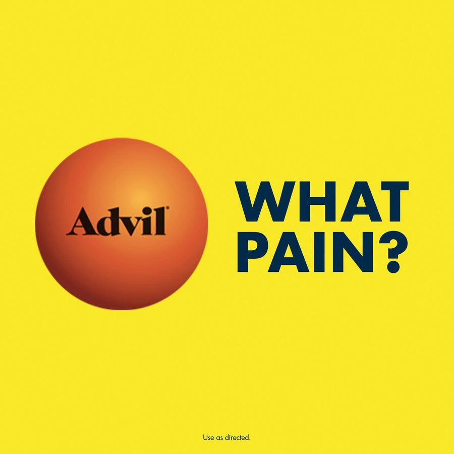 Image of Advil 15489 Ibuprofen Tablets, For Pain, Headache, Backache, Menstrual Cramp, Joint Pain, Fever, 50 Packets/Box, 1 Box