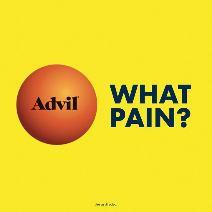 Image of Advil 15489 Ibuprofen Tablets, For Pain, Headache, Backache, Menstrual Cramp, Joint Pain, Fever, 50 Packets/Box, 1 Box