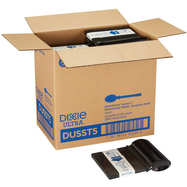 Image of Dixie® Teaspoon Refill,f/SmartStock Dispenser,Series T,960/CT,BK