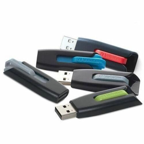 Image of Verbatim® Flash Drive,USB 3.2 Gen 1,V3,32GB,Store 'n' Go,5/PK,AST