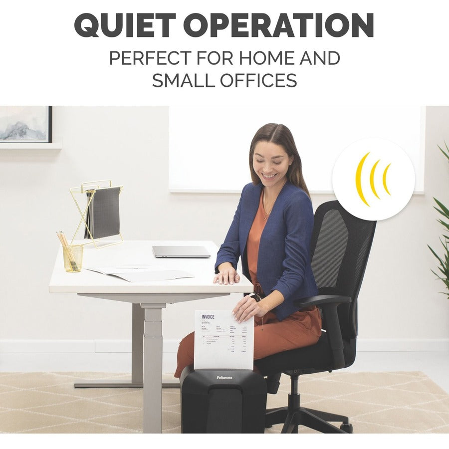 Image of Fellowes® Powershred LX70 Cross-Cut Shredder, 11 Manual Sheet Capacity