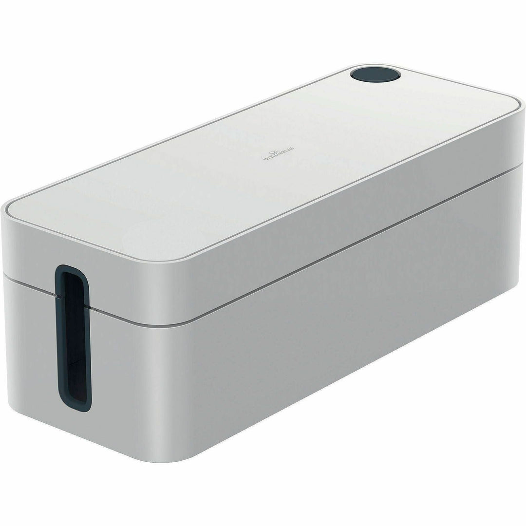Image of Durable® CAVOLINE Cable Management Box, 16" w x 6.1" d x 5.5" h, Large, Gray