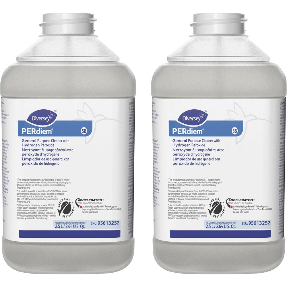 Image of Diversey Cleaner,HydrogenPeroxide,J-Fill, Conc,2.5L,2/CT,CL