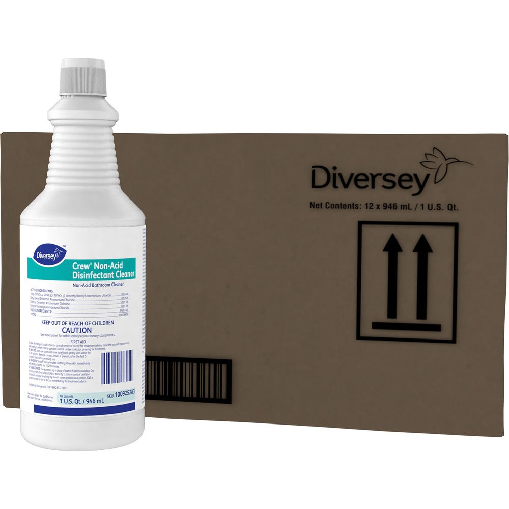 Image of Diversey Non-Acid Disinfectant Cleaner, 946ml, 12/CT, Blue