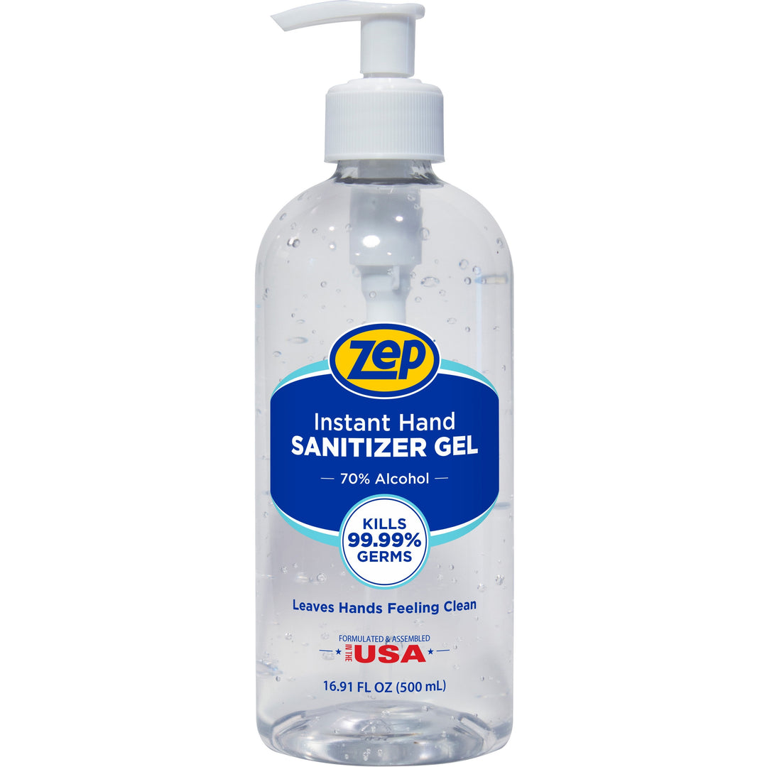 Image of Zep Commercial® Hand Sanitizer, Pump-friendly, Alcohol-based, 500ml, Clear