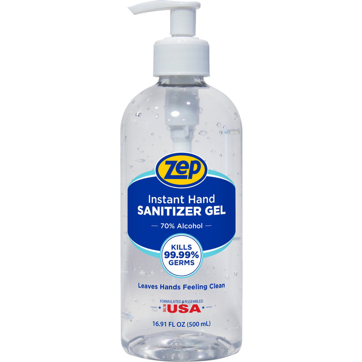 Image of Zep Commercial® Hand Sanitizer, Pump-friendly, Alcohol-based, 500ml, Clear