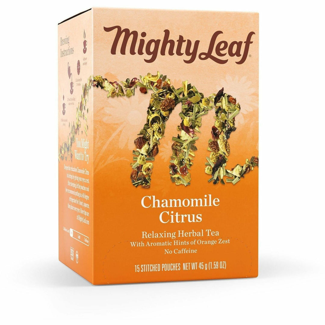 Image of Mighty Leaf 510136 Coffee/Tea Refreshing Teas, 1.3 oz, Caffeine-free, Kosher, 1 Each