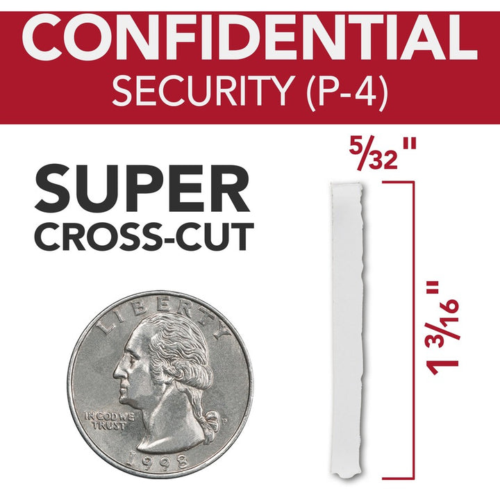 Image of GBC® Autofeed+ 300X Super Cross-Cut Office Shredder, 300 Auto/10 Manual Sheet Capacity