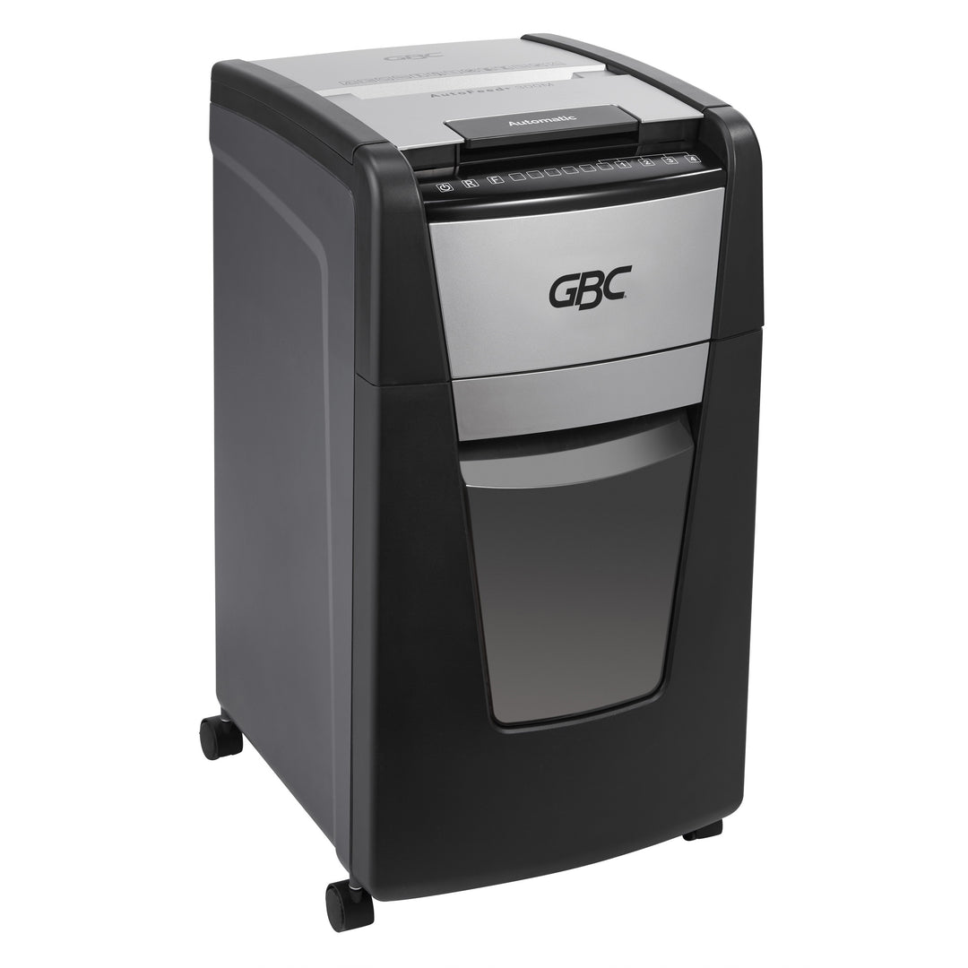 Image of GBC® Autofeed+ 300M Micro-Cut Office Shredder, 300 Auto/8 Manual Sheet Capacity