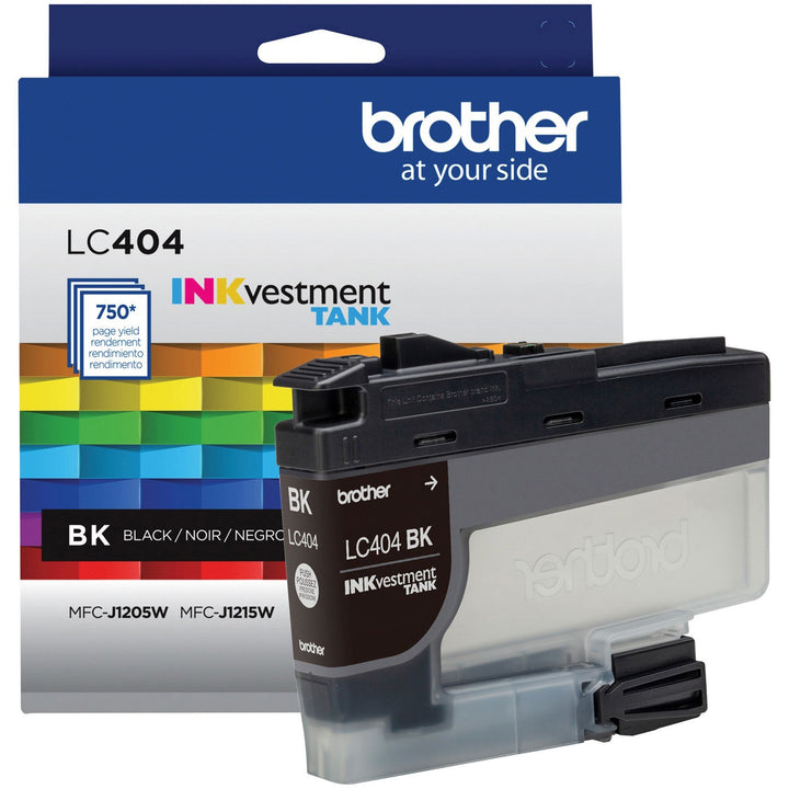 Image of Brother INKvestment LC404BK LC404 Inkjet Cartridge, 750 Pages, 1 Each