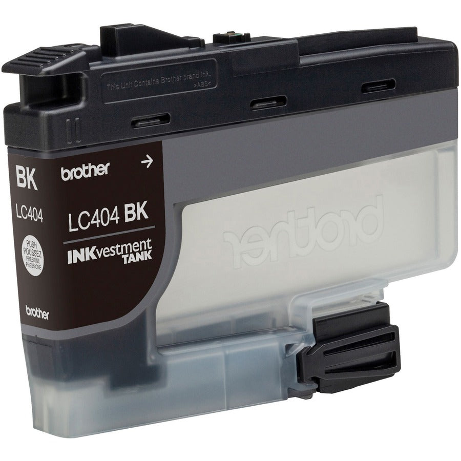 Image of Brother INKvestment LC404BK LC404 Inkjet Cartridge, 750 Pages, 1 Each