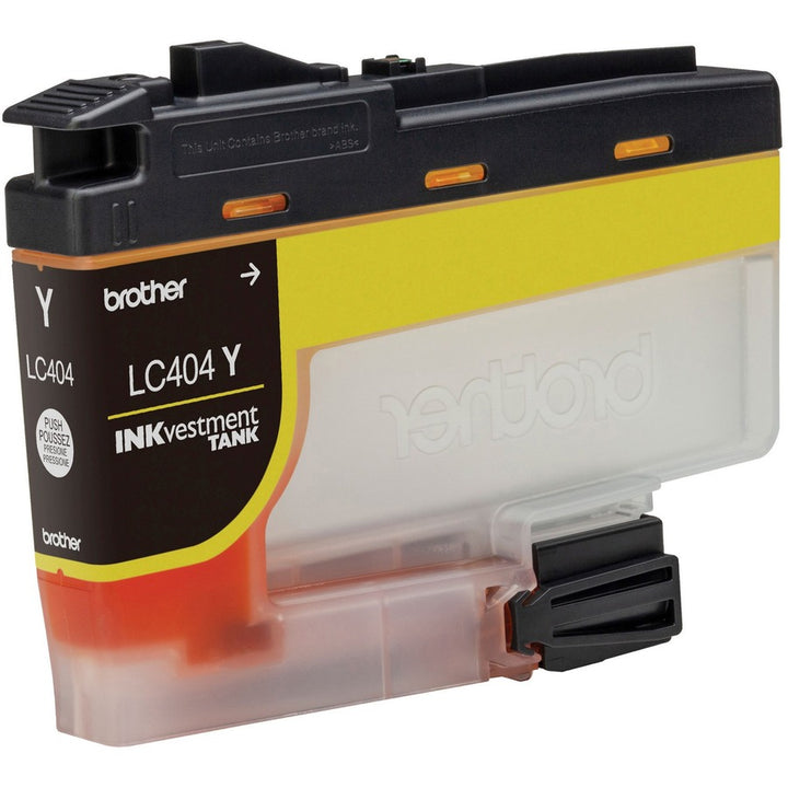 Image of Brother LC404Y INKvestment Tank Ink Cartridge, 750 Pages, 1 Each