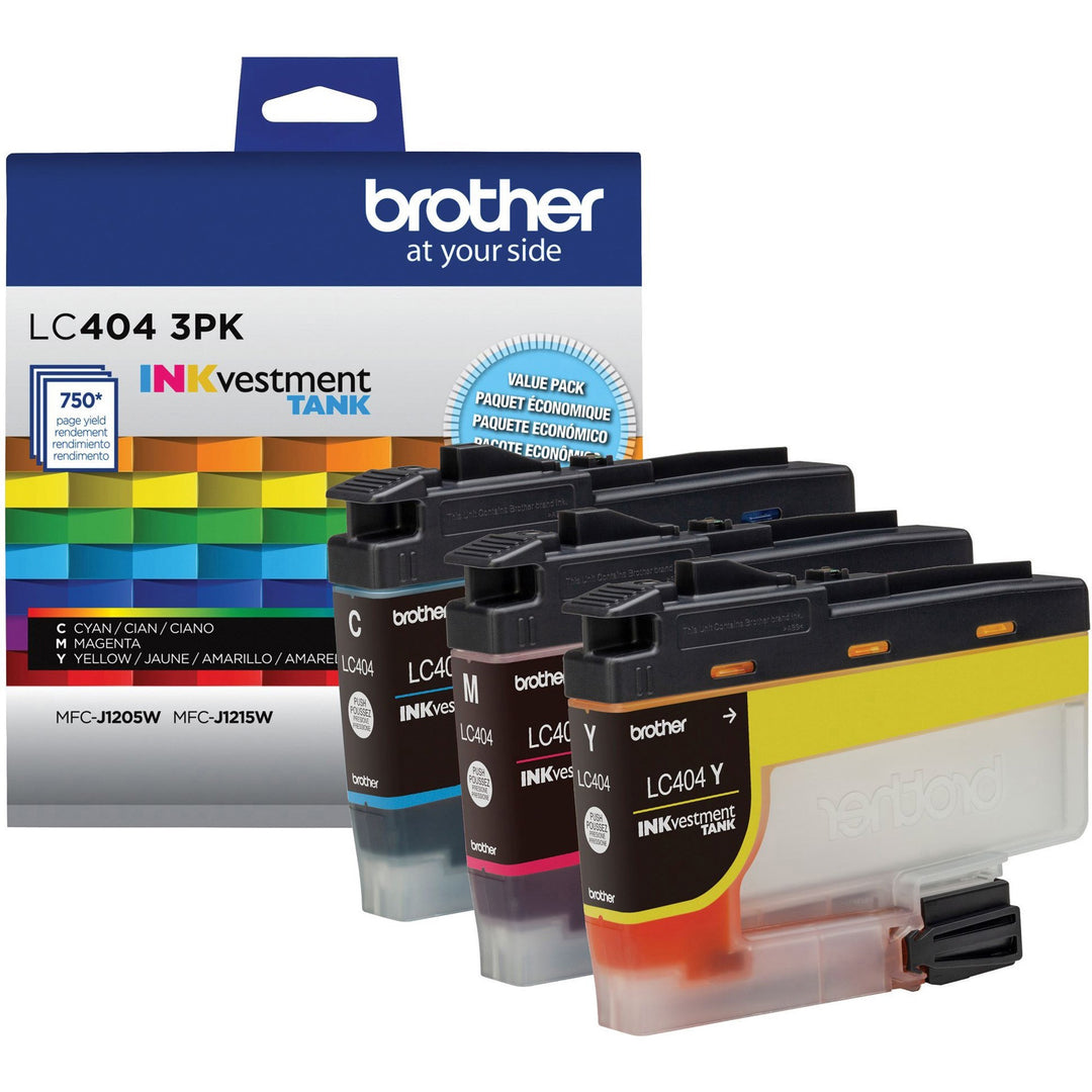 Image of Brother INKvestment LC4043PK LC404 Inkjet Cartridge, 750 Pages (Per Cartridge), 1 Each